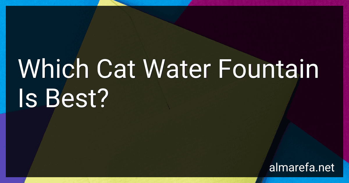 Which Cat Water Fountain Is Best? image