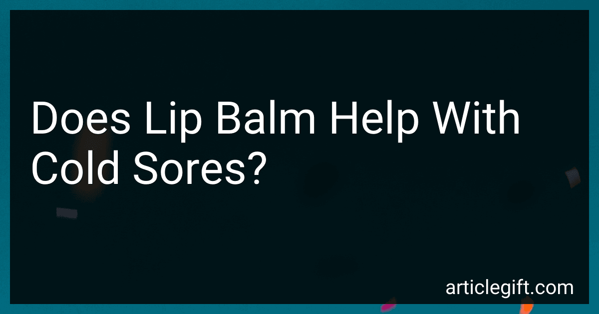Does Lip Balm Help With Cold Sores? image