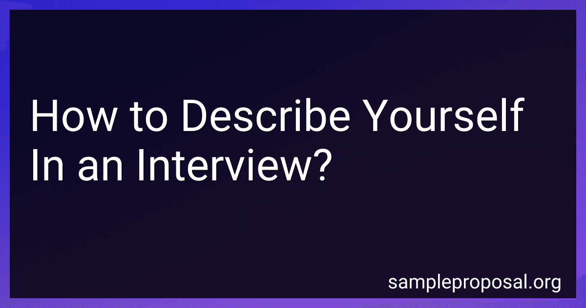 How to Describe Yourself In an Interview? image