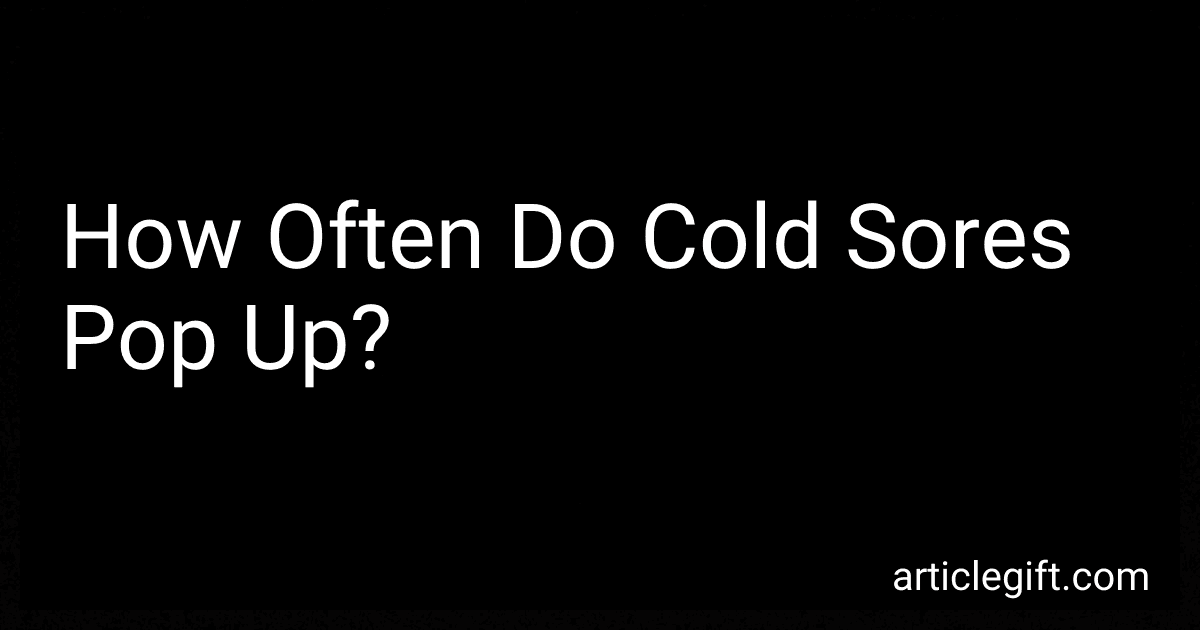 How Often Do Cold Sores Pop Up? image