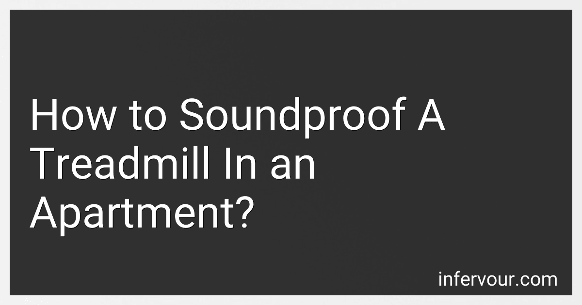 How to Soundproof A Treadmill In an Apartment? image