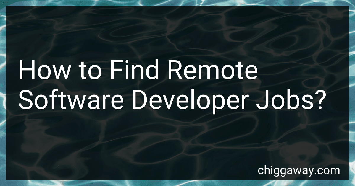 How to Find Remote Software Developer Jobs? preview
