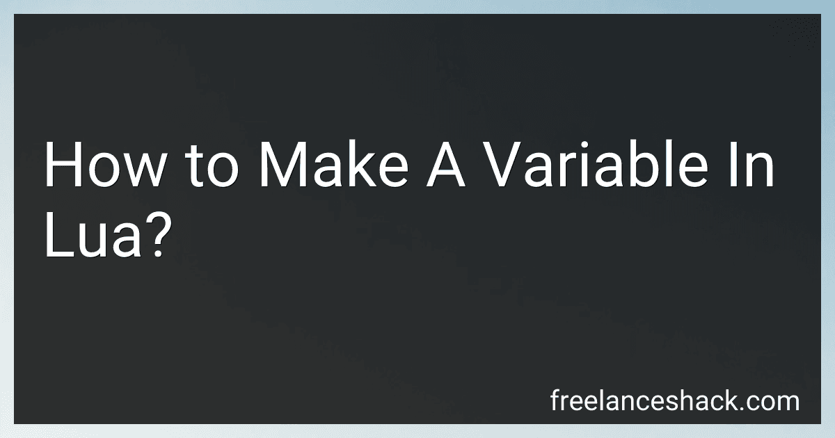 How to Make A Variable In Lua? image