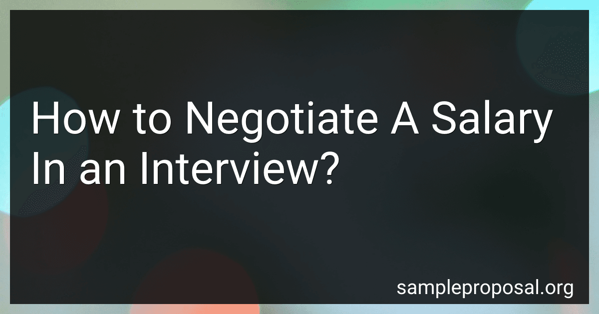 How to Negotiate A Salary In an Interview? image