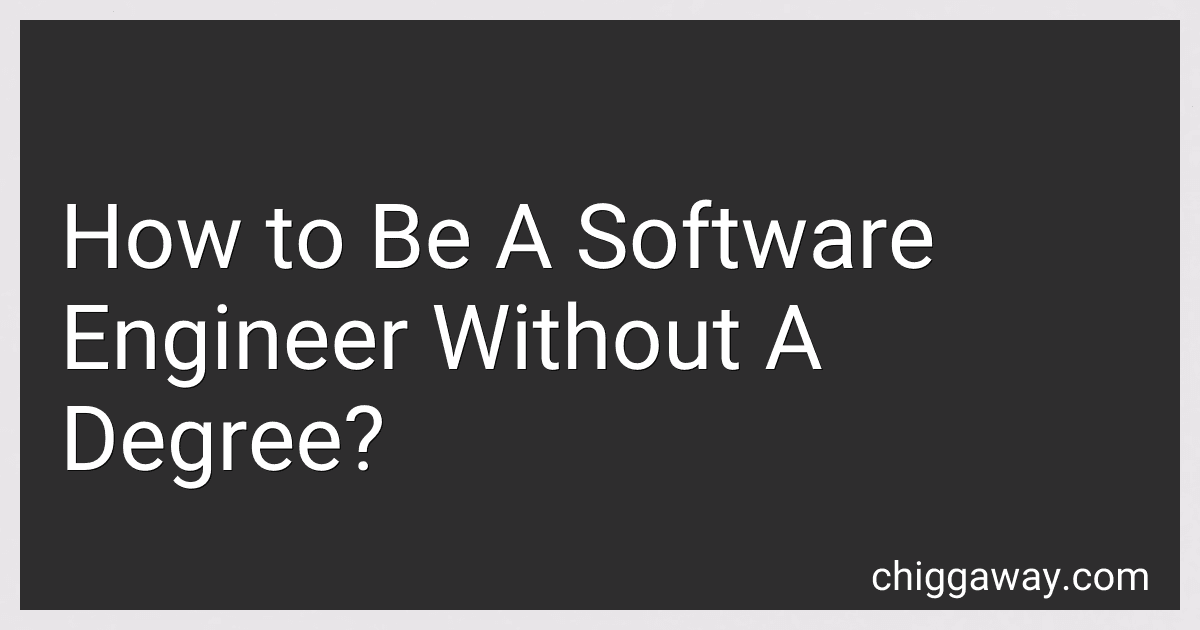 How to Be A Software Engineer Without A Degree? image