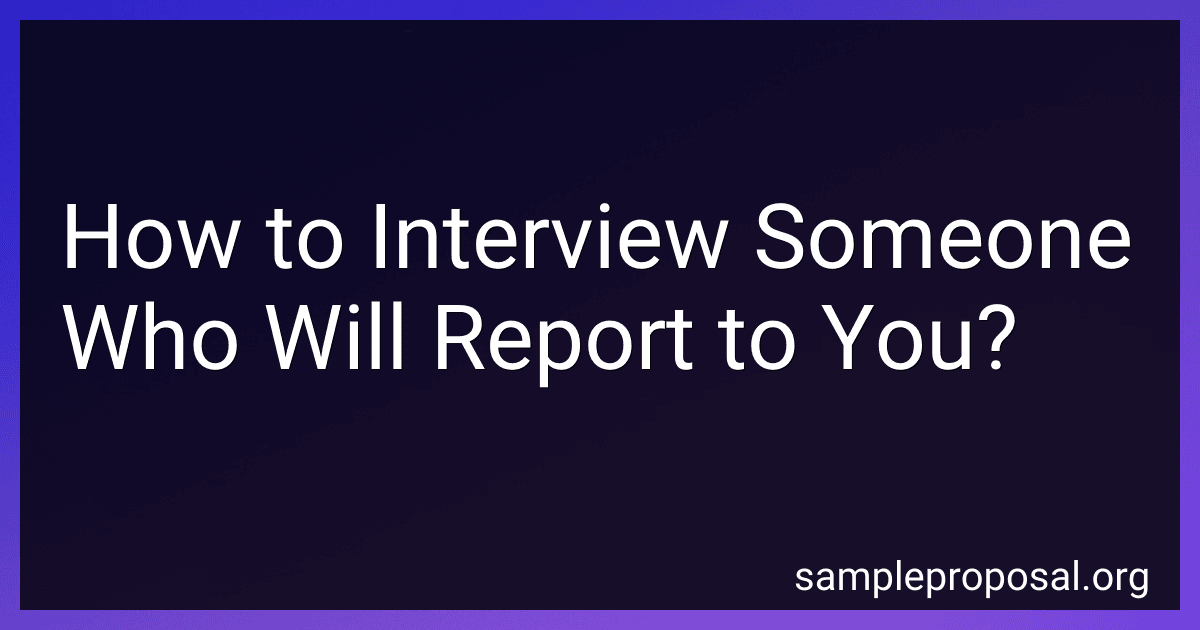 How to Interview Someone Who Will Report to You? image