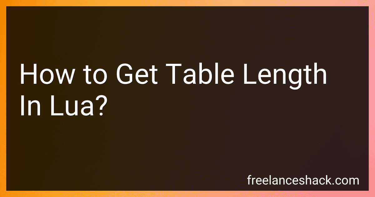 How to Get Table Length In Lua? image