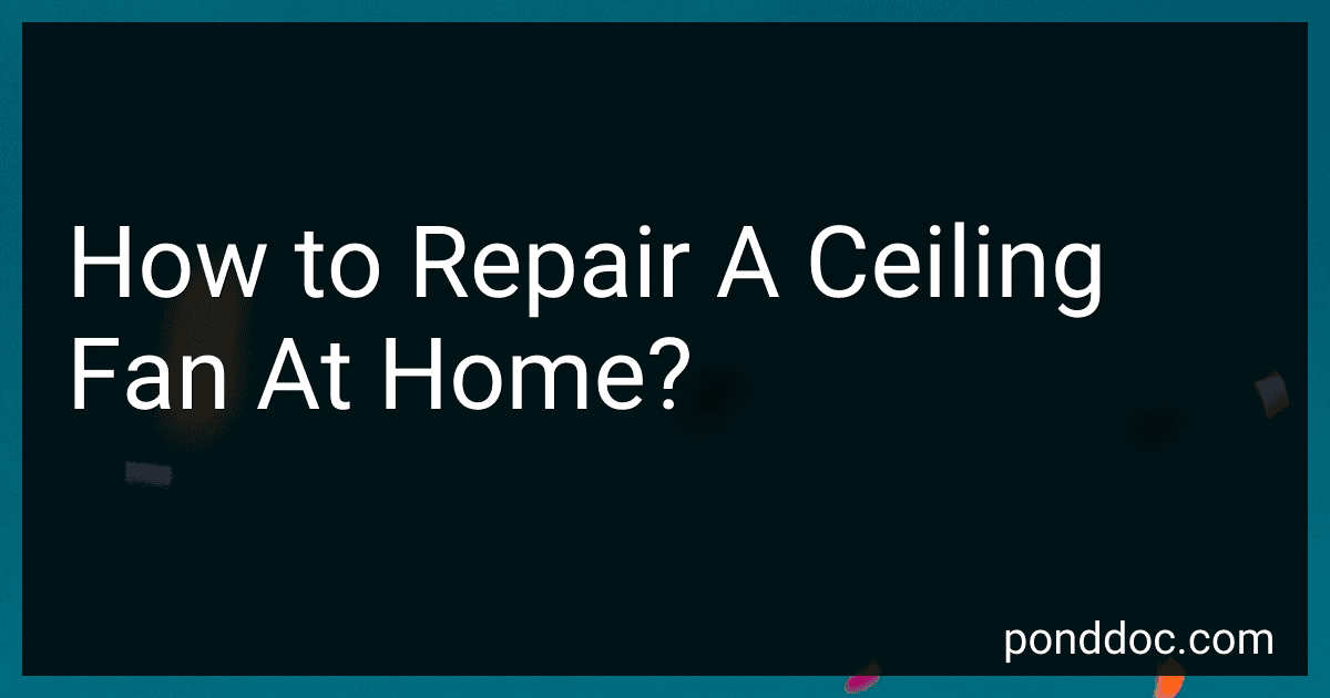 How to Repair A Ceiling Fan At Home? image