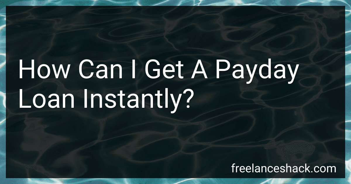 How Can I Get A Payday Loan Instantly? image