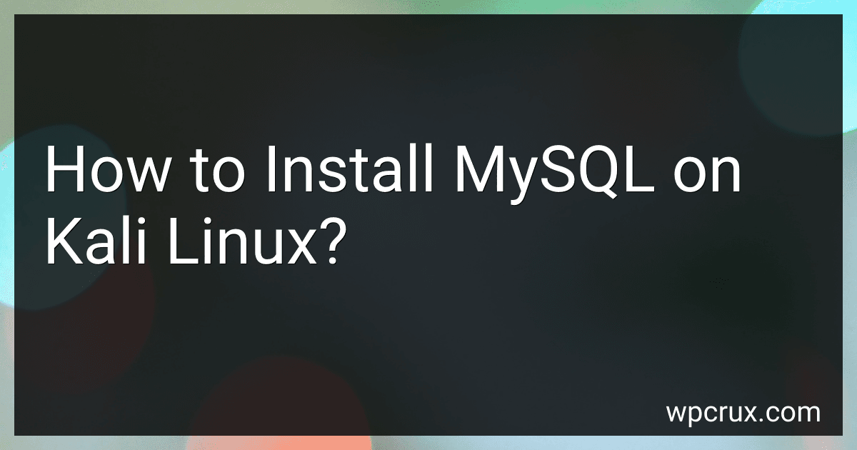 How to Install MySQL on Kali Linux? image