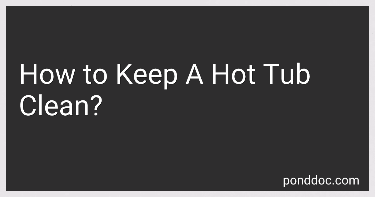 How to Keep A Hot Tub Clean? image
