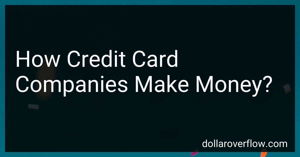 How Credit Card Companies Make Money? image