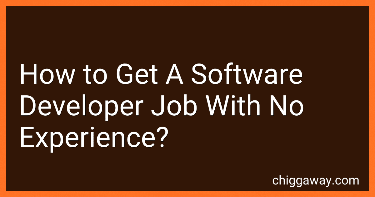 How to Get A Software Developer Job With No Experience? image