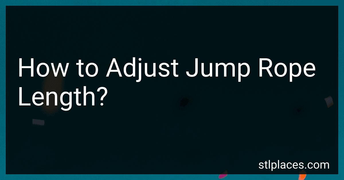 How to Adjust Jump Rope Length? image