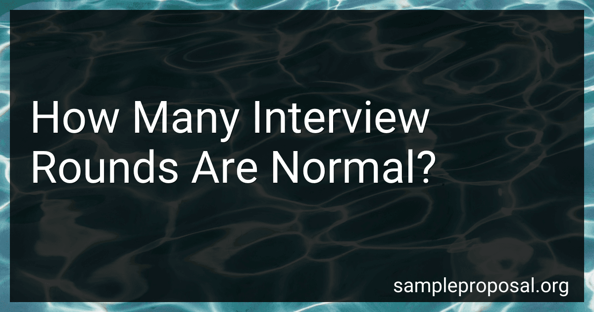 How Many Interview Rounds Are Normal? image