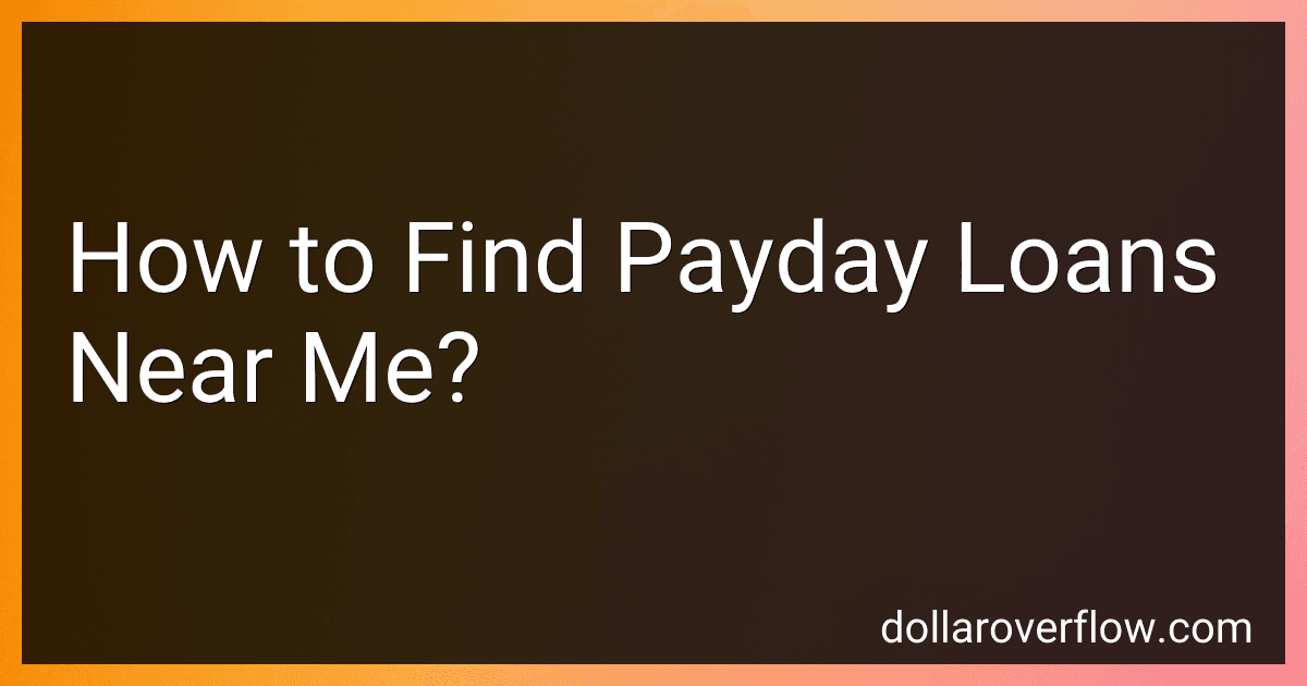 How to Find Payday Loans Near Me? image