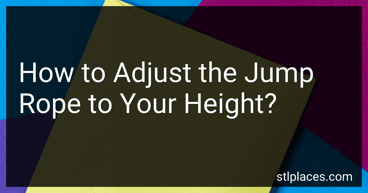 How to Adjust the Jump Rope to Your Height? image