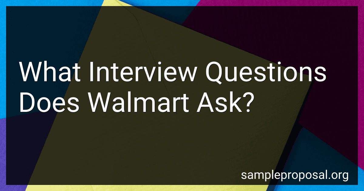What Interview Questions Does Walmart Ask? image