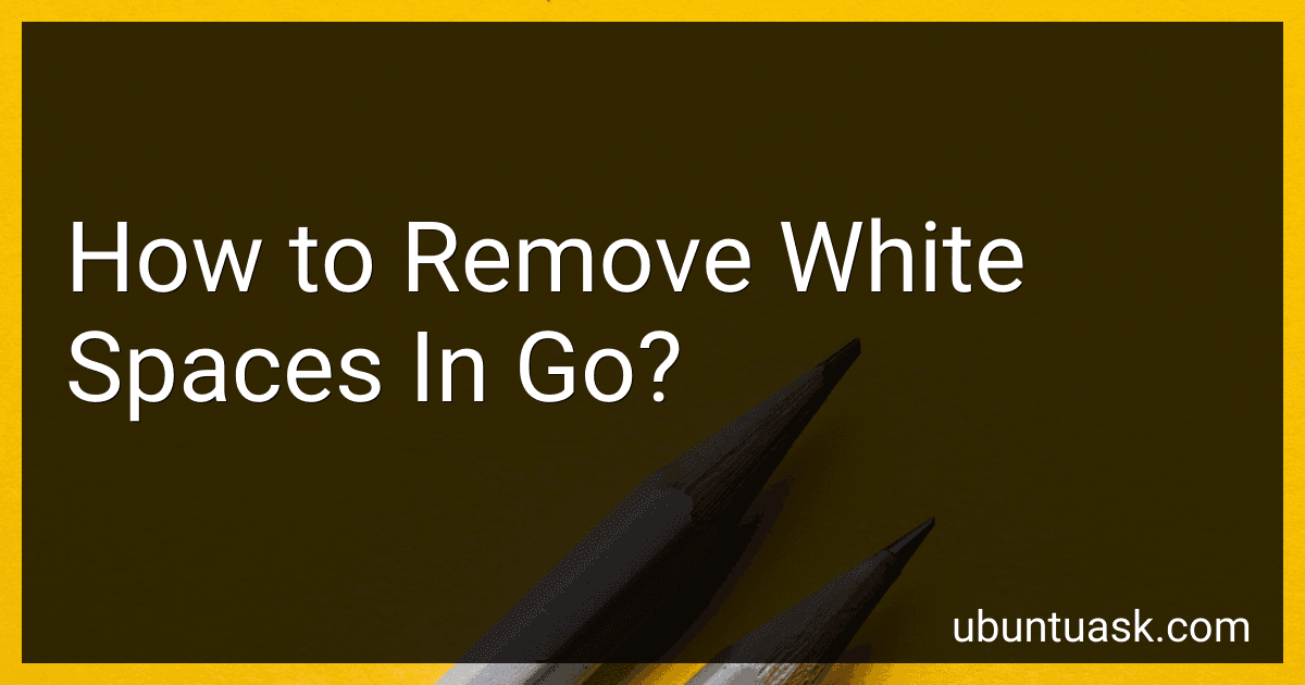 How to Remove White Spaces In Go? image