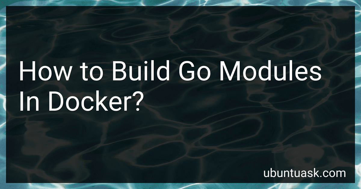 How to Build Go Modules In Docker? image