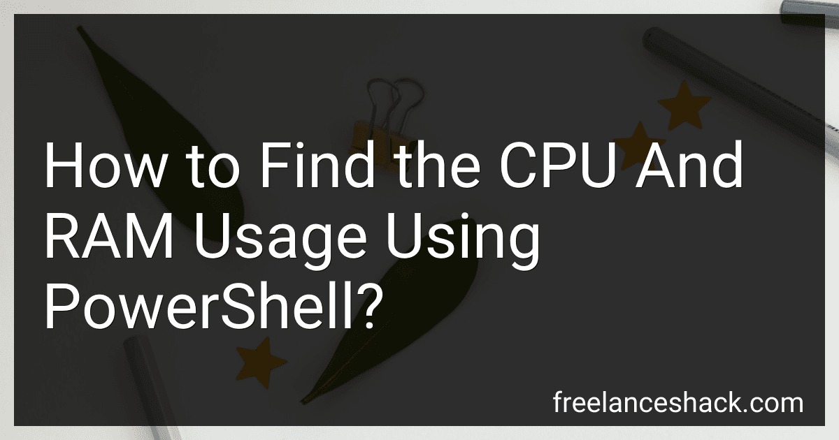 How to Find the CPU And RAM Usage Using PowerShell? preview