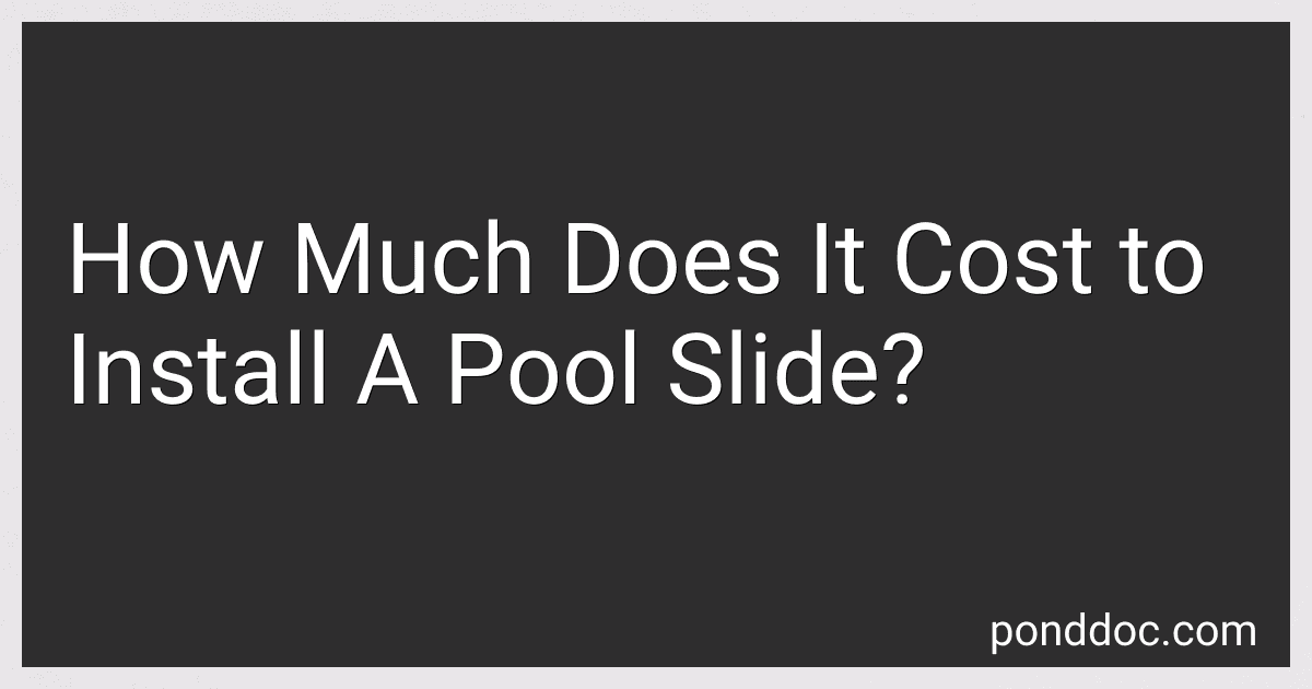 How Much Does It Cost to Install A Pool Slide? image