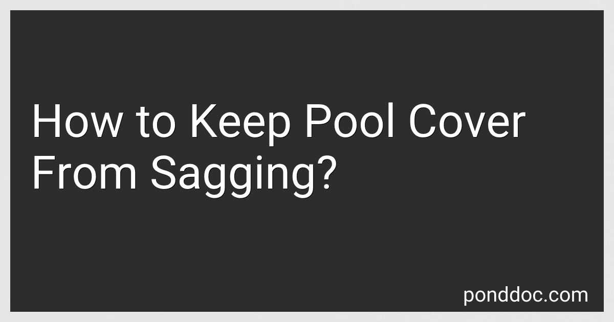 How to Keep Pool Cover From Sagging? image