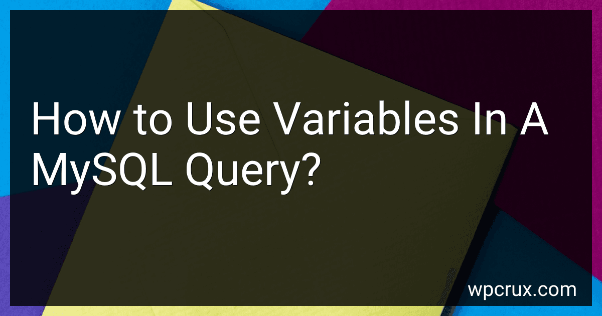 How to Use Variables In A MySQL Query? image
