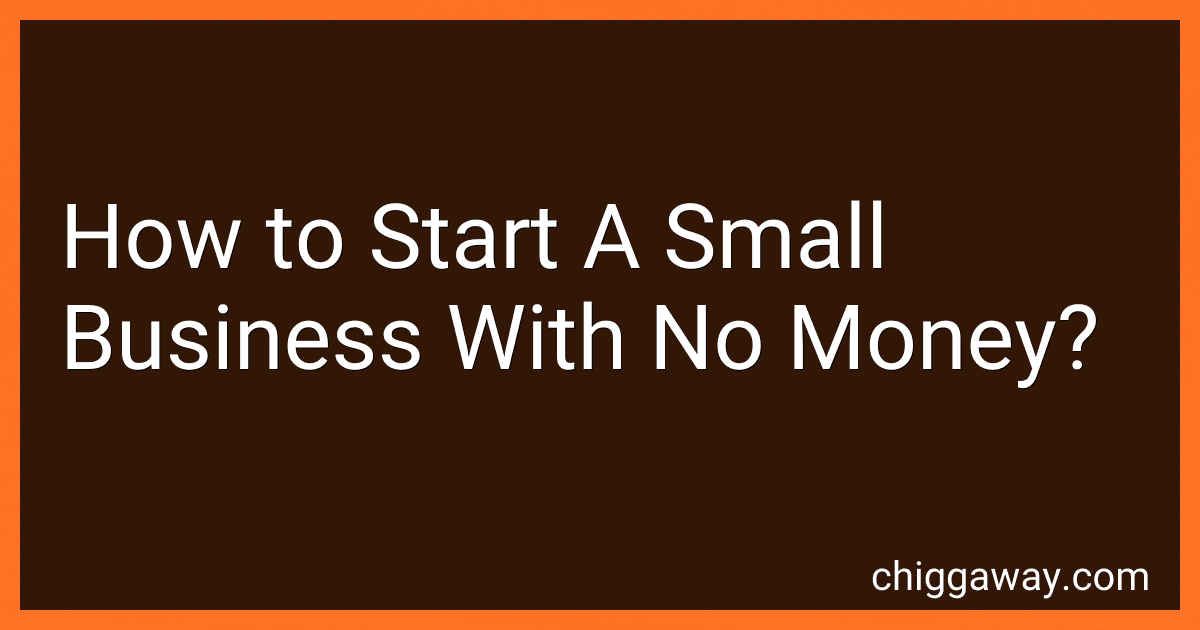 How to Start A Small Business With No Money? image