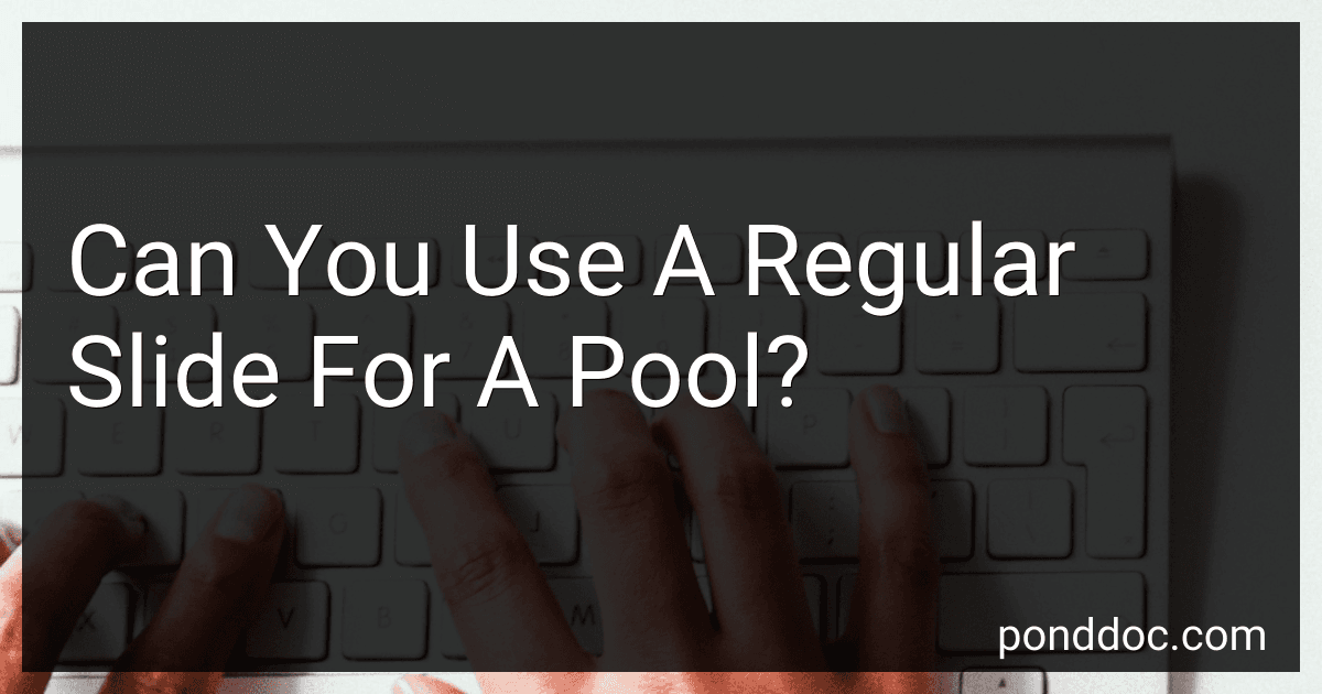 Can You Use A Regular Slide For A Pool? image