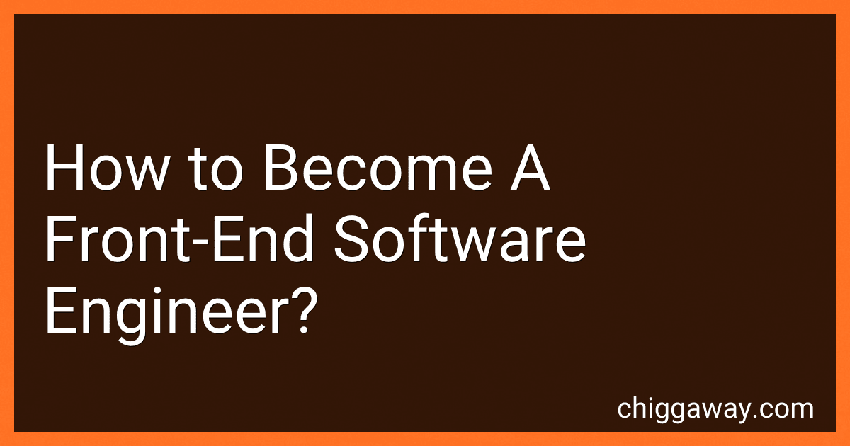 How to Become A Front-End Software Engineer? image