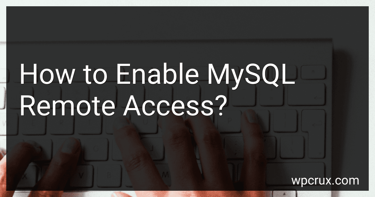 How to Enable MySQL Remote Access? image
