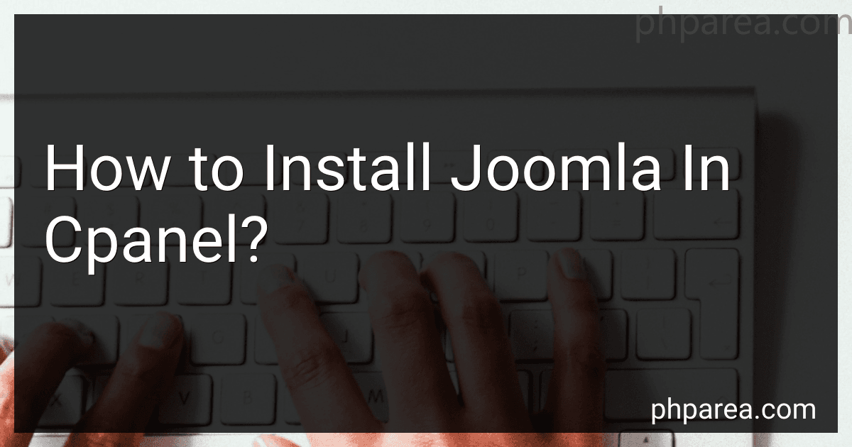 How to Install Joomla In Cpanel? image
