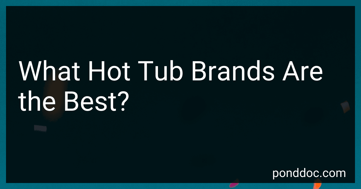 What Hot Tub Brands Are the Best? image