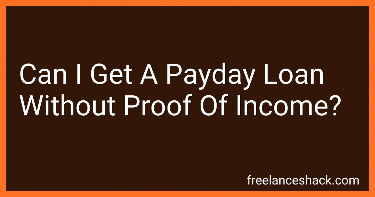 Can I Get A Payday Loan Without Proof Of Income? preview