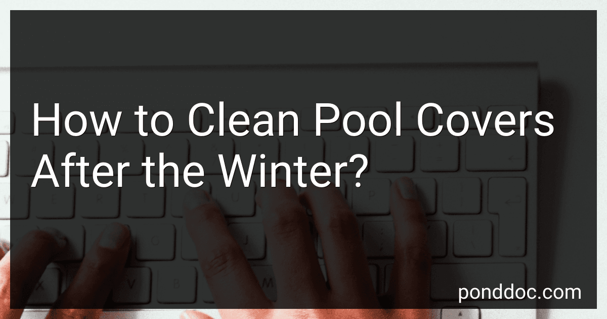 How to Clean Pool Covers After the Winter? image