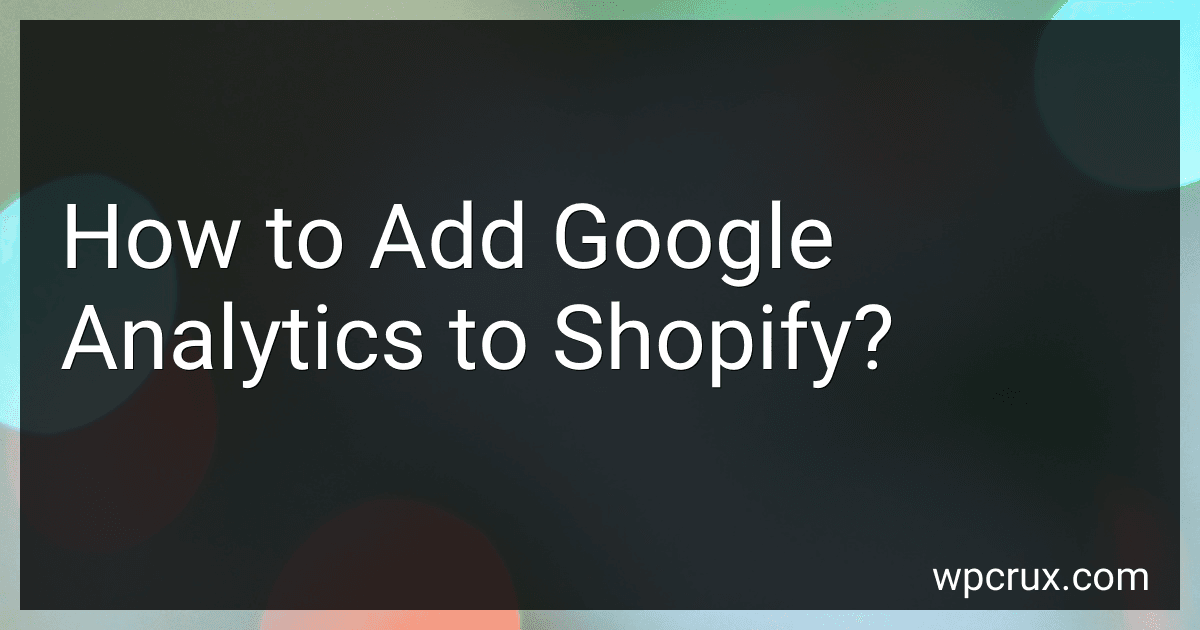 How to Add Google Analytics to Shopify? image