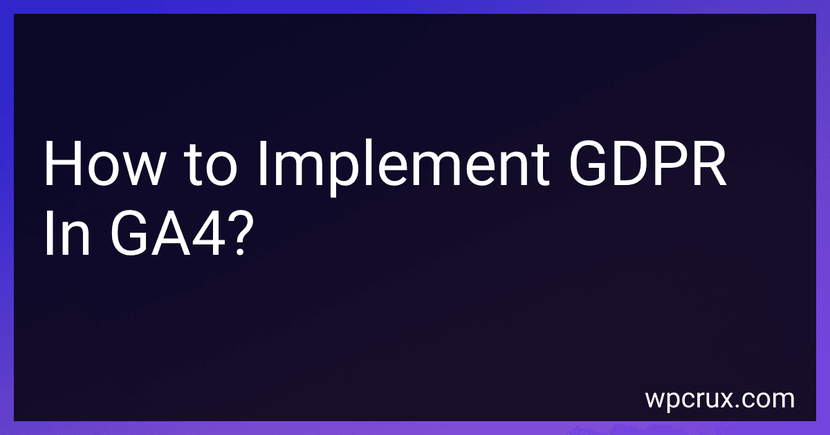 How to Implement GDPR In GA4? image