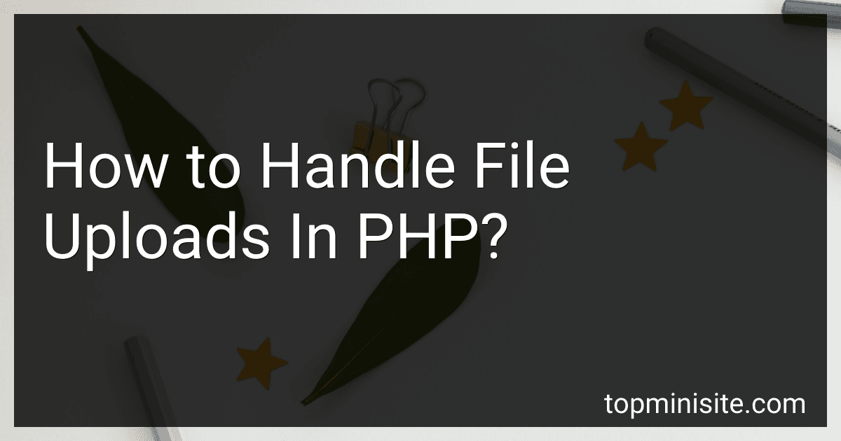 How to Handle File Uploads In PHP? image