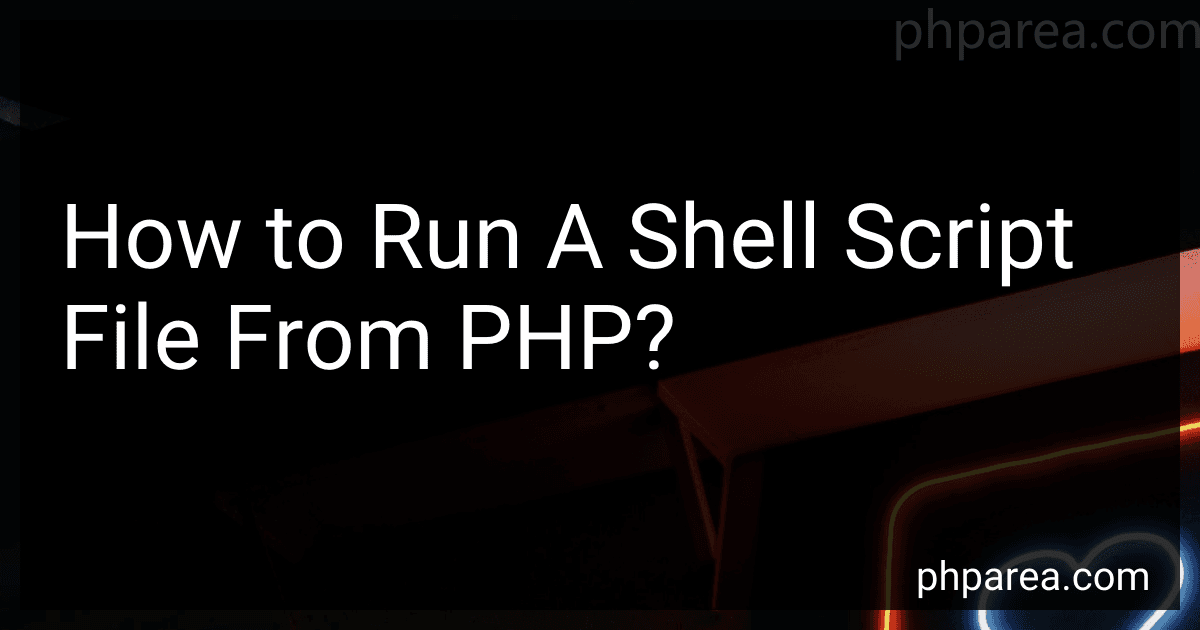 How to Run A Shell Script File From PHP? image
