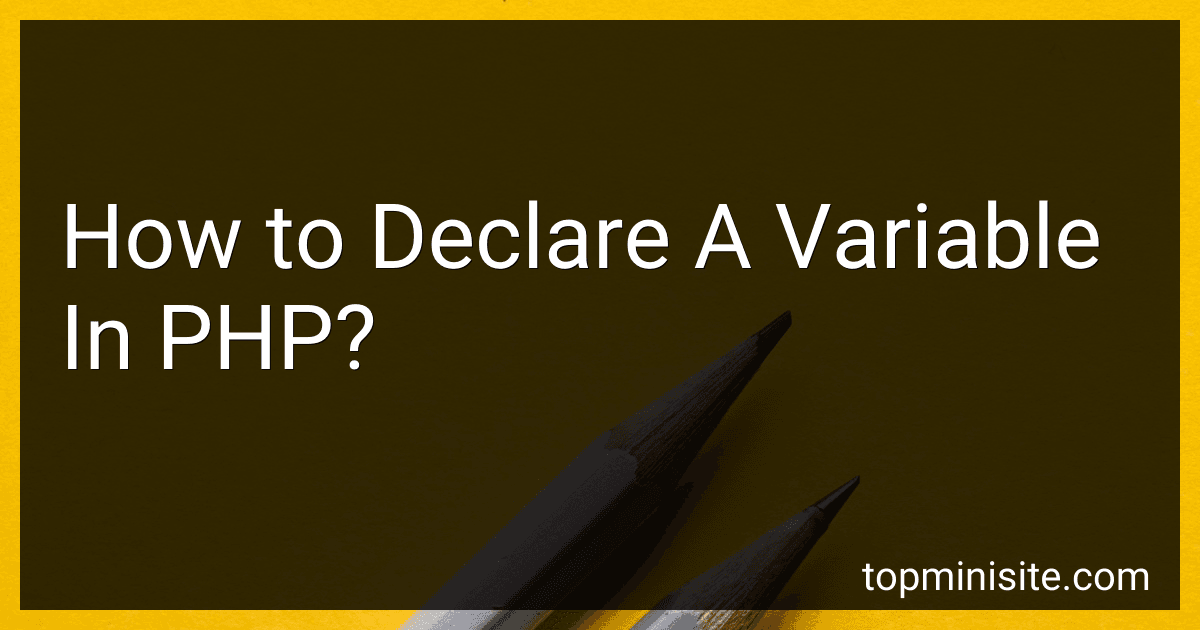 How to Declare A Variable In PHP? image