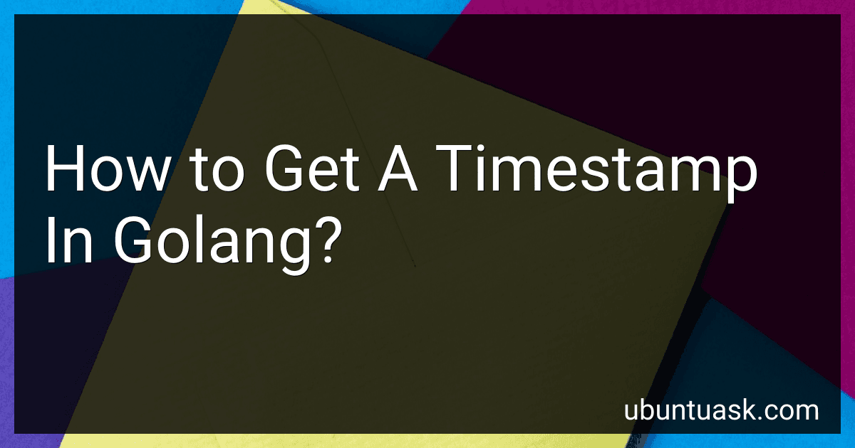 How to Get A Timestamp In Golang? image