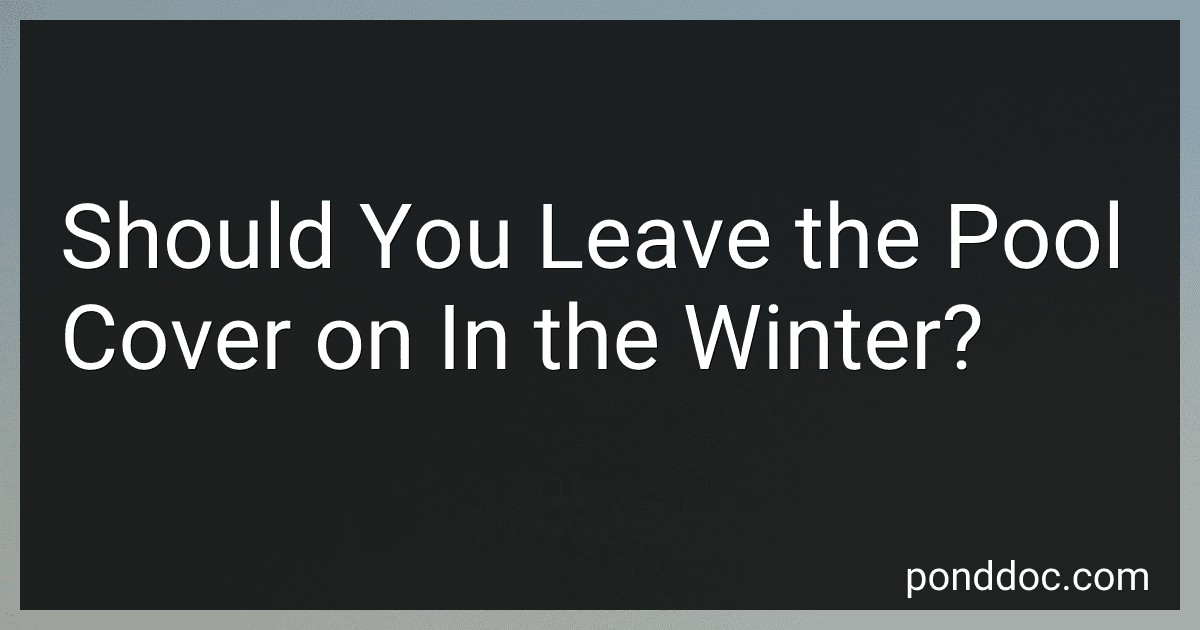 Should You Leave the Pool Cover on In the Winter? image