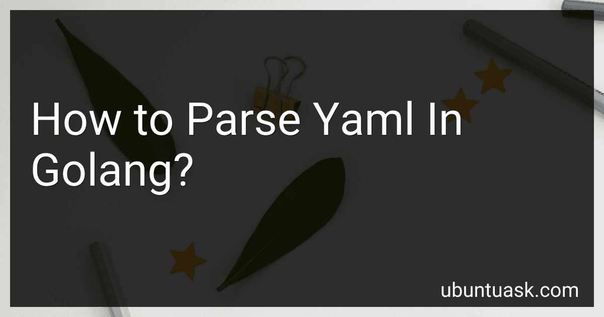 How to Parse Yaml In Golang? image