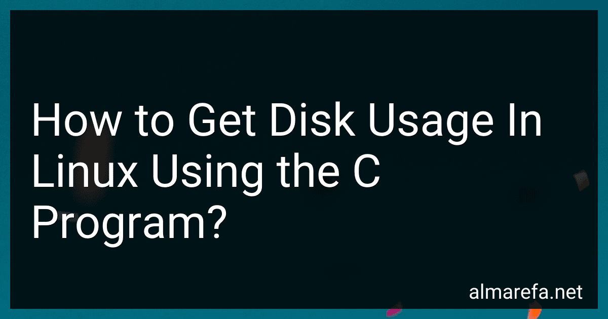 How to Get Disk Usage In Linux Using the C Program? image
