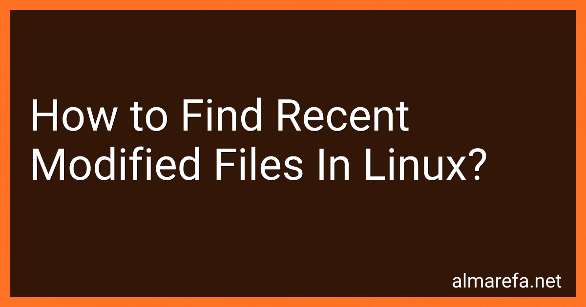 How to Find Recent Modified Files In Linux? image
