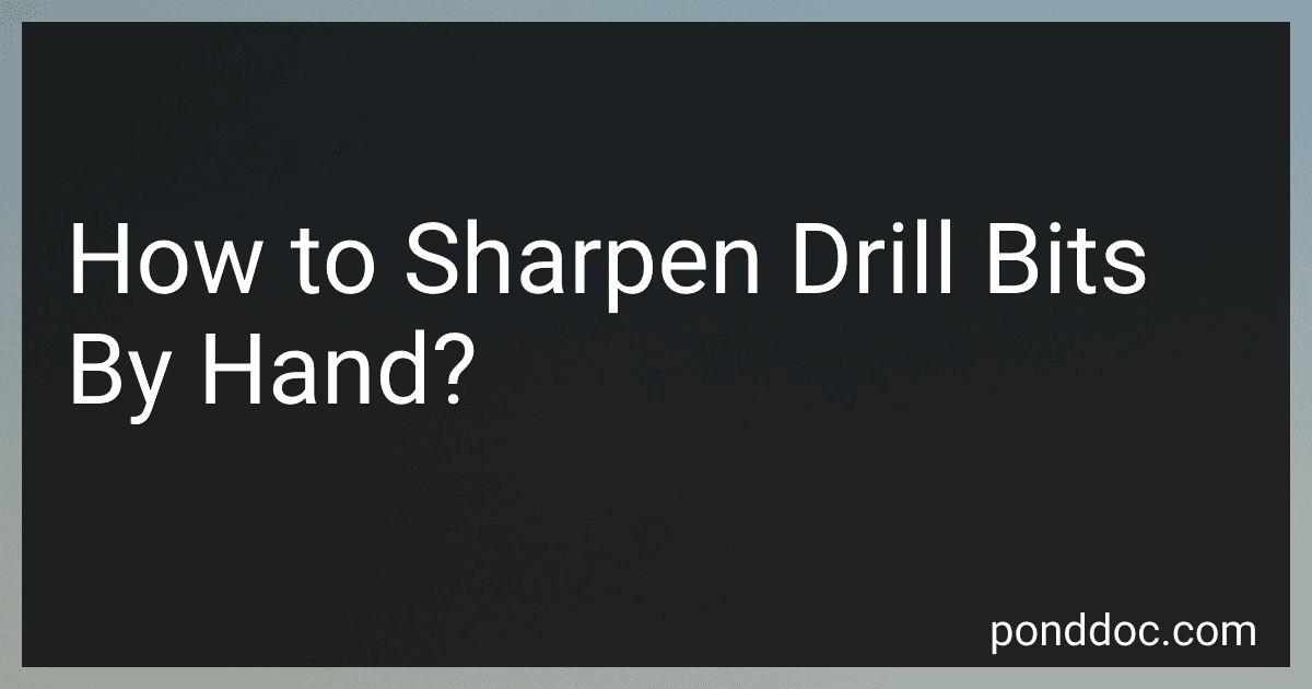How to Sharpen Drill Bits By Hand? image