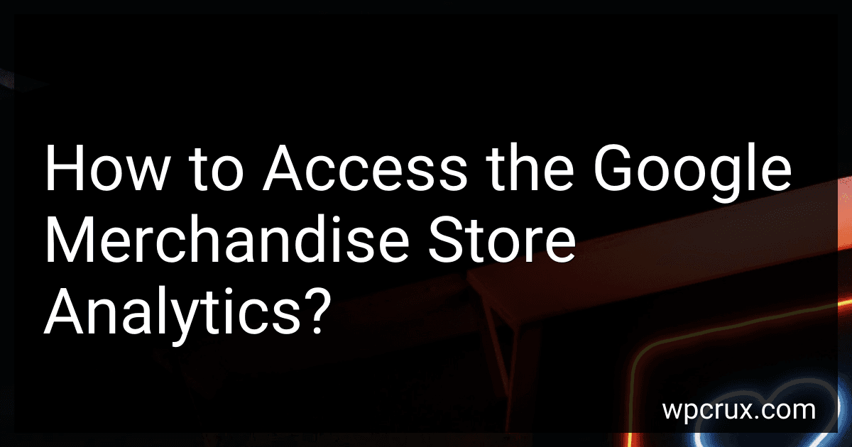 How to Access the Google Merchandise Store Analytics? image