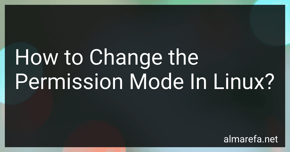 How to Change the Permission Mode In Linux? image