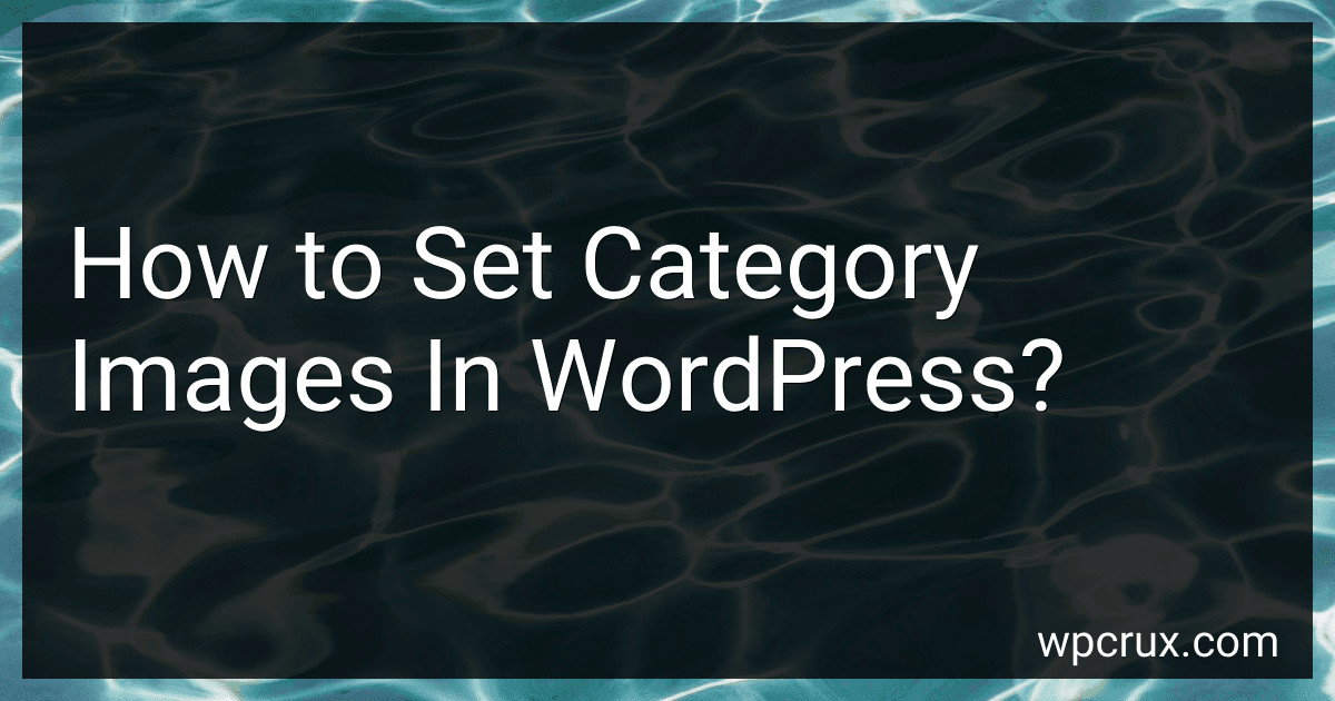 How to Set Category Images In WordPress? image